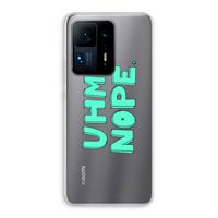 UHM, NOPE.: Xiaomi Mi Mix 4 Transparant Hoesje