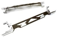 Integy Billet Alloy & Composite Battery Hold Down Plate, Silver - Traxxas X-Maxx - thumbnail