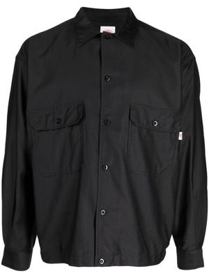 Danton chemise boutonnée à poches poitrine - Noir Danton chemise boutonnée à poches poitrine - Noir