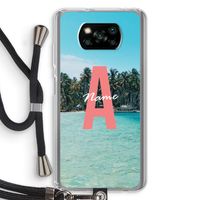 Pacific Dream: Xiaomi Poco X3 Pro Transparant Hoesje met koord