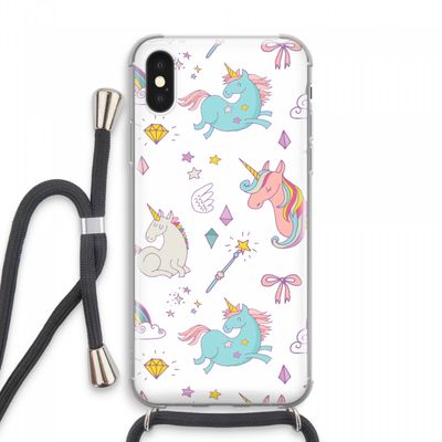 Fantasiewereld: iPhone XS Max Transparant Hoesje met koord