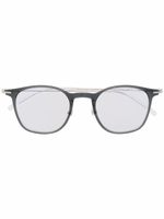 Montblanc lunettes de vue à monture rectangulaire - Argent