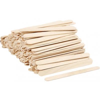IJsstokjes - 600x - naturel hout - 11,5 cm x 1 cm - Hobby - knutselen - knutselhoutjes - plat