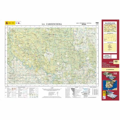Topografische kaart 900 MT50 La Cardenchosa | CNIG - Instituto Geográfico Nacional1