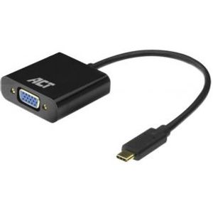 ACT USB-C naar VGA female adapter