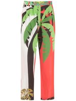 Amir Slama pantalon à imprimé tropical - Multicolore