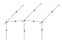 Dorema Frame Voortent Staal EasyGrip 28mm diepte 270/300