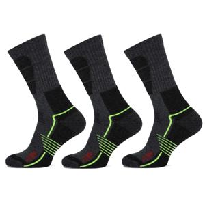 STAPP Wandelsokken Active Outdoor Bamboe 3-pack Donkergrijs-47/50