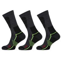 STAPP Wandelsokken Active Outdoor Bamboe 3-pack Donkergrijs-47/50