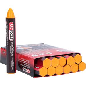 KS Tools 100.4045 Signaalkrijt, geel, verpakking van 12 stuks