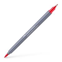Faber Castell Duo aquarelmarker Goldfaber - 122 briljant rood