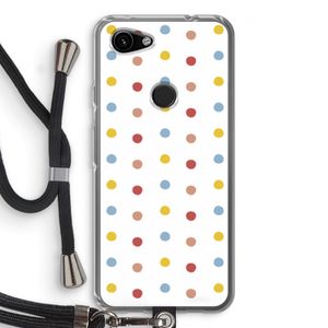 Bollen: Pixel 3a Transparant Hoesje met koord