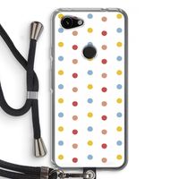 Bollen: Pixel 3a Transparant Hoesje met koord