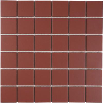 The Mosaic Factory Amsterdam Mozaiek Tegel Vierkant - Terra Cotta Matt