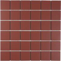 The Mosaic Factory Amsterdam Mozaiek Tegel Vierkant - Terra Cotta Matt