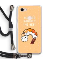 You're Shrimply The Best: Pixel 3 XL Transparant Hoesje met koord