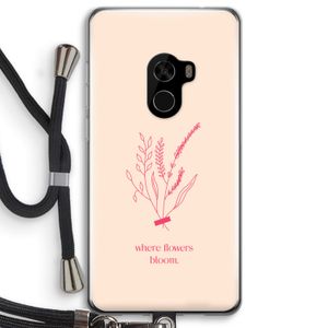 Where flowers bloom: Xiaomi Mi Mix 2 Transparant Hoesje met koord
