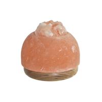 Verlichte decoratie DKD Home Decor Zout Oranje 15 W 16 x 16 x 18 cm