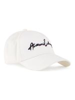 Armani Exchange casquette en coton à logo brodé - Blanc