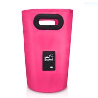 Outdoor draagbare vouwen spoelbak PVC inklapbaar emmer capaciteit: 15L (Rose rood) Outdoor draagbare vouwen spoelbak PVC inklapbaar emmer capaciteit: 15L (Rose rood)