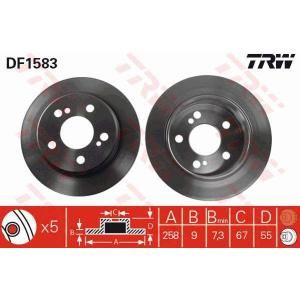 Trw Remschijf DF1583