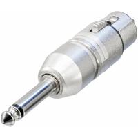 Neutrik NA2FP XLR-adapter XLR-bus - Jackplug male 6,3 mm Mono Inhoud: 1 stuk(s) - thumbnail