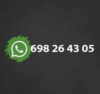 Aanwijzingen muurstickers Whatsapp social media-logo - thumbnail