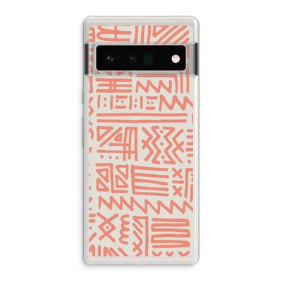 Marrakech Pink: Google Pixel 6 Pro Transparant Hoesje