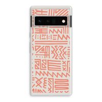 Marrakech Pink: Google Pixel 6 Pro Transparant Hoesje