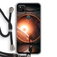 Ephemeral: Pixel 4a Transparant Hoesje met koord