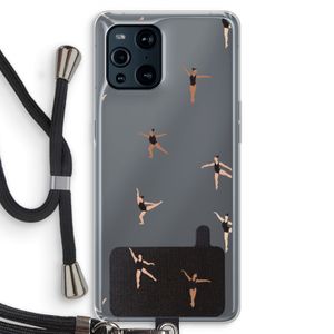 Dancing #1: Oppo Find X3 Pro Transparant Hoesje met koord
