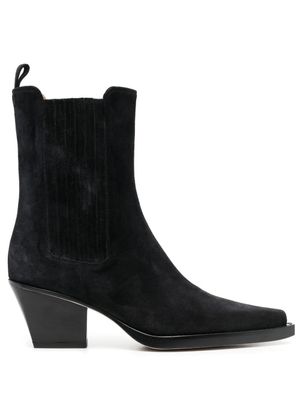 Paris Texas bottines à bout pointu - Noir