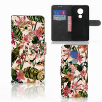 Motorola Moto G7 Power Hoesje Flowers - thumbnail