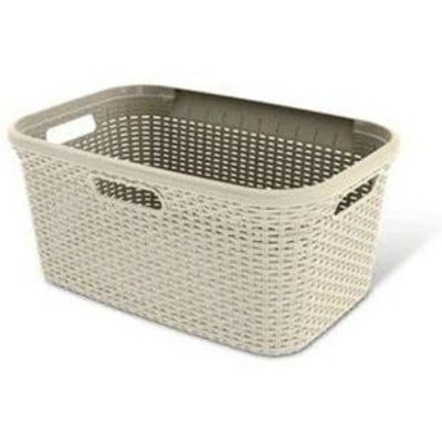 Curver Wasmand Gevlochten 45 Liter Creme
