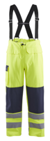 Blåkläder Vlamvertragende regenbroek LEVEL 2 13132022 | High-Vis Geel/Marineblauw | Maat 4XL - 7330509783597