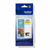 Originele inktcartridge Brother LC-424Y Geel