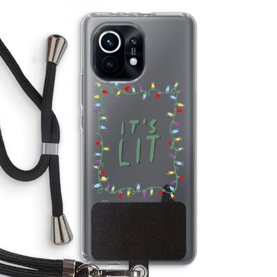 It's Lit: Xiaomi Mi 11 Transparant Hoesje met koord