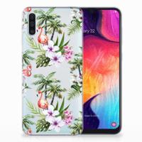 Samsung Galaxy A50 | TPU Hoesje | Flamingo Palms