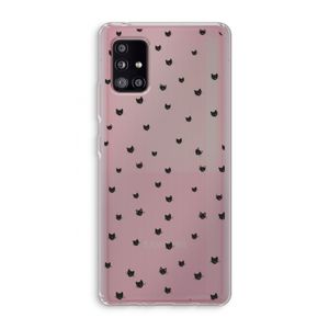 Kleine kattenkopjes: Samsung Galaxy A51 5G Transparant Hoesje