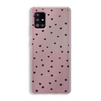 Kleine kattenkopjes: Samsung Galaxy A51 5G Transparant Hoesje