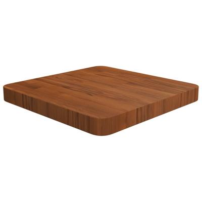 Tafelblad vierkant 40x40x4cm behandeld eiken donkerbruin