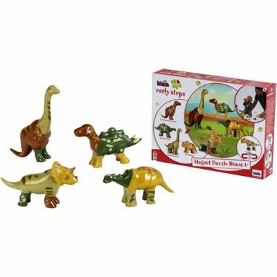 Bouwspel Klein Magnet Dino Puzzle Multicolour