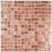 The Mosaic Factory Amsterdam Mozaïektegel - 2x2cm - wand en vloertegel - glans - champagne GMG403