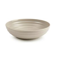 Kommetjes/schaaltjes - Dessert/ontbijt - Kunststof - D19 cm - Taupe