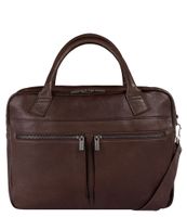 Cowboysbag Laptop bag Carrington 15.6 inch-Coffee - thumbnail