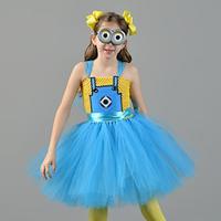 Minion Kostuum Tutu Kinderen Voor meisjes Aankleden Feest Kinderdag Nieuwjaar Gemakkelijke Halloween-kostuums Lightinthebox