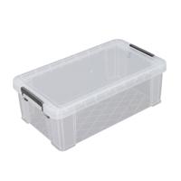 Allstore Opbergbox - 5.8 liter - Transparant - 35 x 19 x 12 cm - kunststof - met deksel