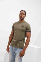 AB Lifestyle Flag T-Shirt Heren Groen - Maat S - Kleur: Groen | Soccerfanshop AB Lifestyle Flag T-Shirt Heren Groen - Maat S - Kleur: Groen | Soccerfanshop