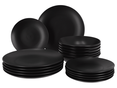 SILVERCREST Serviesset 18-delig (Zwart) SILVERCREST Serviesset 18-delig (Zwart)