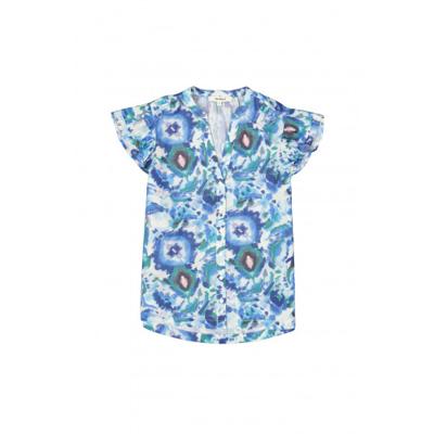 Garcia - Blauw | unisex | Blouse | Blauw | M | regular | Kamst mode